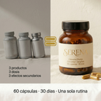 SERENA Cápsulas desinflamantes · Cúrcuma + Jengibre + Pimienta