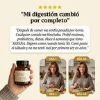 SERENA Cápsulas desinflamantes · Cúrcuma + Jengibre + Pimienta